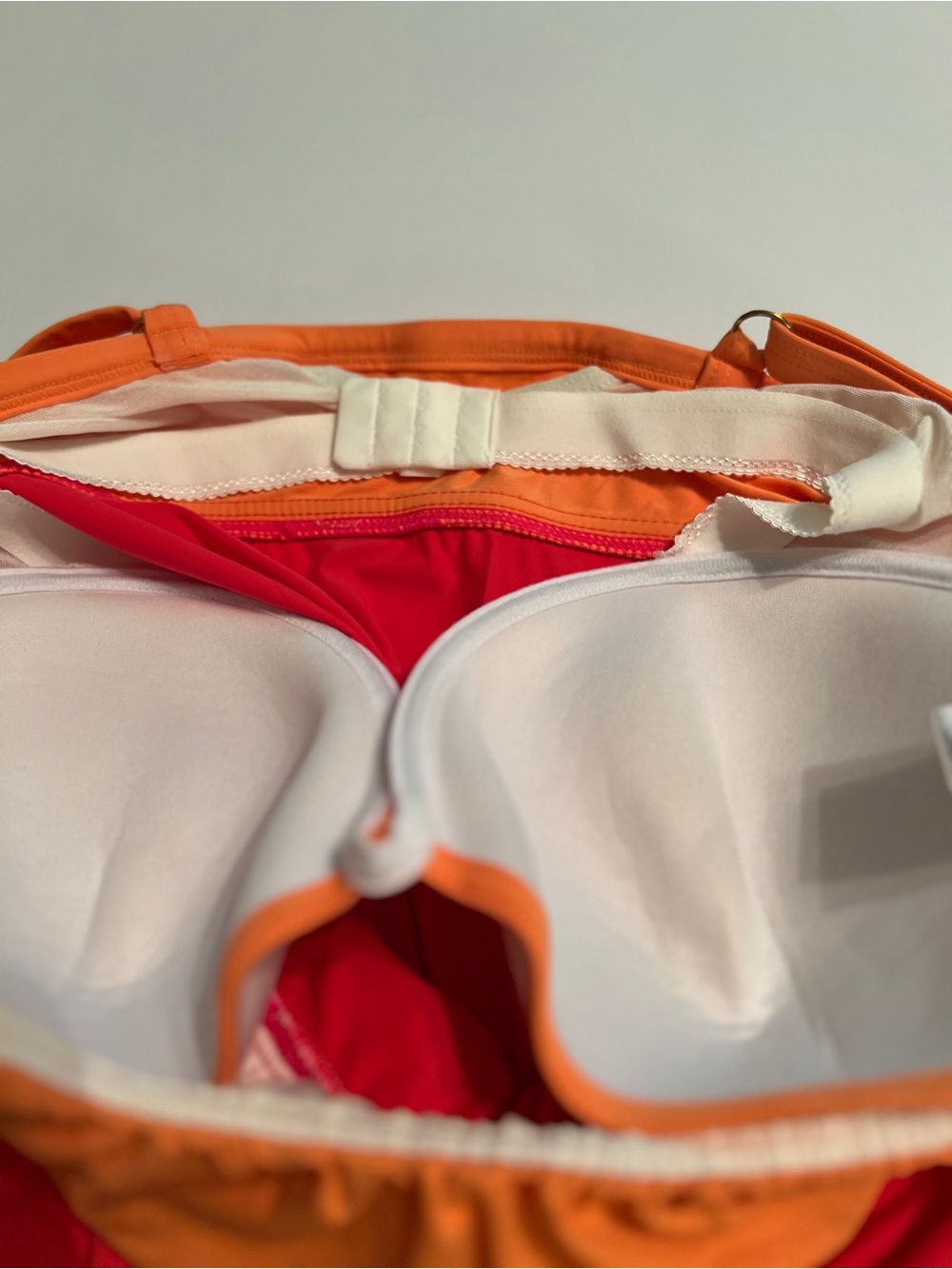 Coco Reef Orange and Coral Two-Piece Tankini Swim Set - Picture 8 of 11